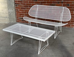 Homecrest Canapé et table basse Ensemble de meubles de patio circa 1960s