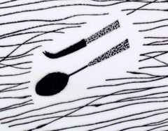 Homemaker-Teller mit Muster, entworfen von Enid Seeney für the Ridgway Potteries