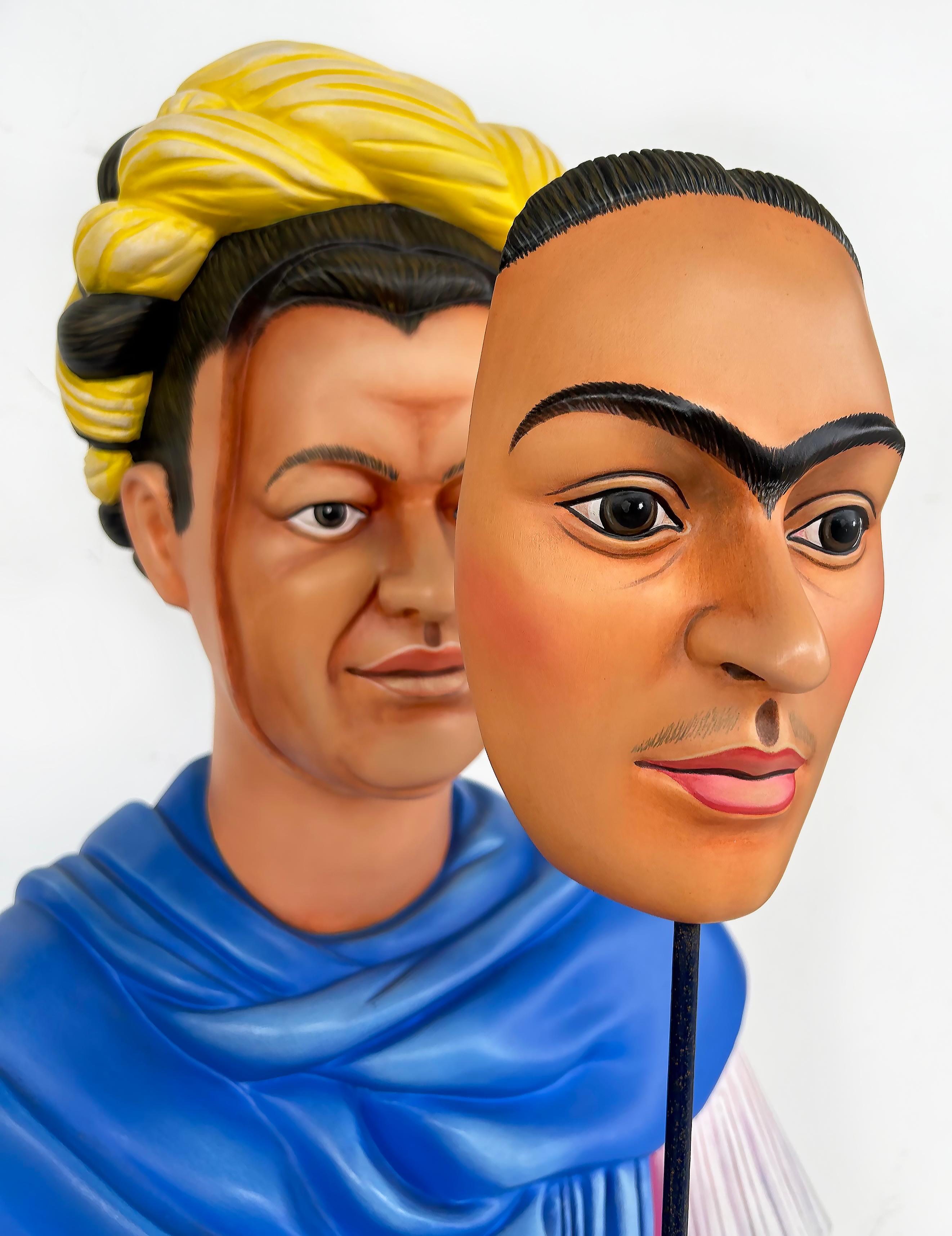 Homenaje a Frida Kahlo Escultura Sergio Bustamante, Cerámica 15/25 en venta 3