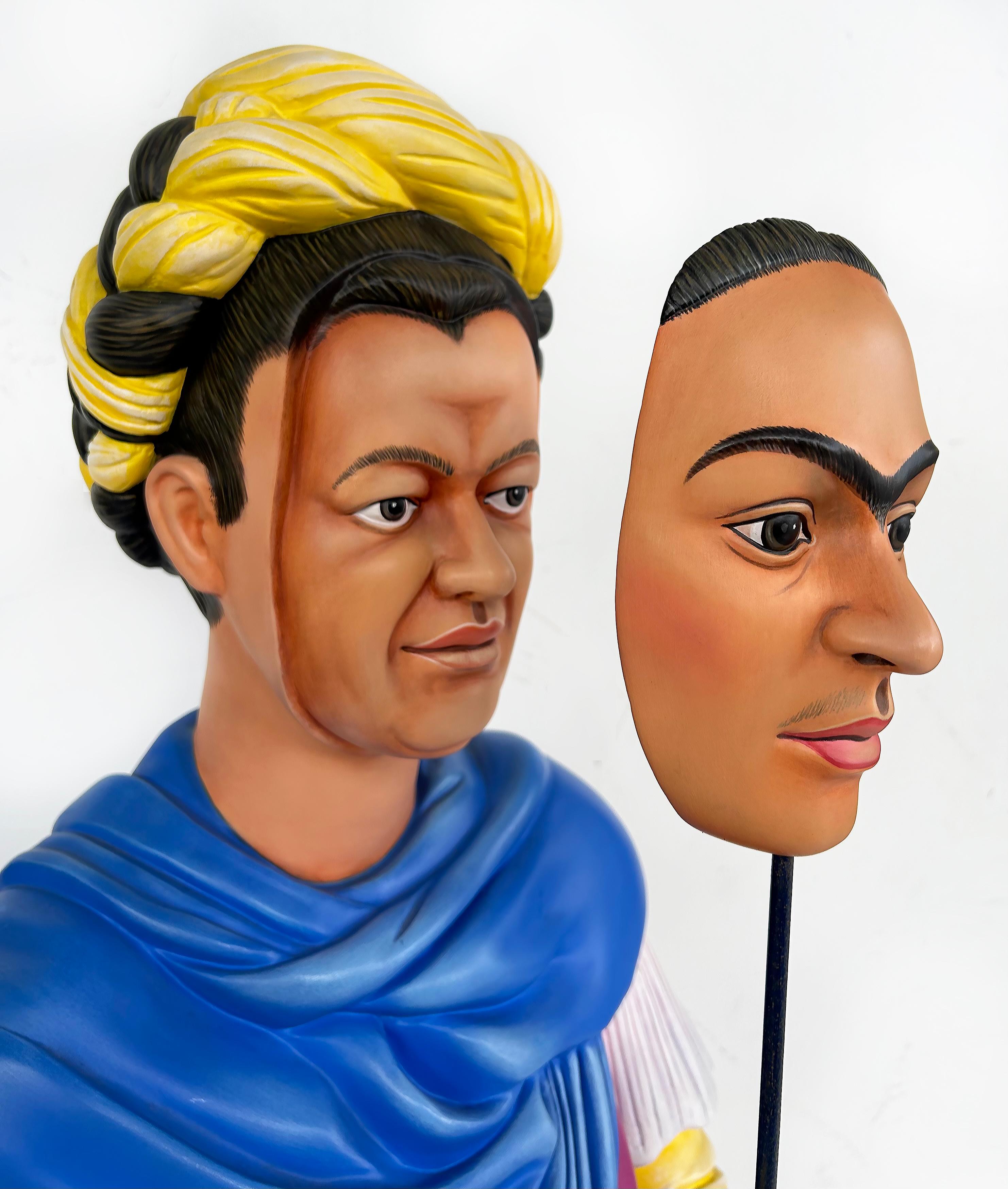 Homenaje a Frida Kahlo Escultura Sergio Bustamante, Cerámica 15/25 en venta 4
