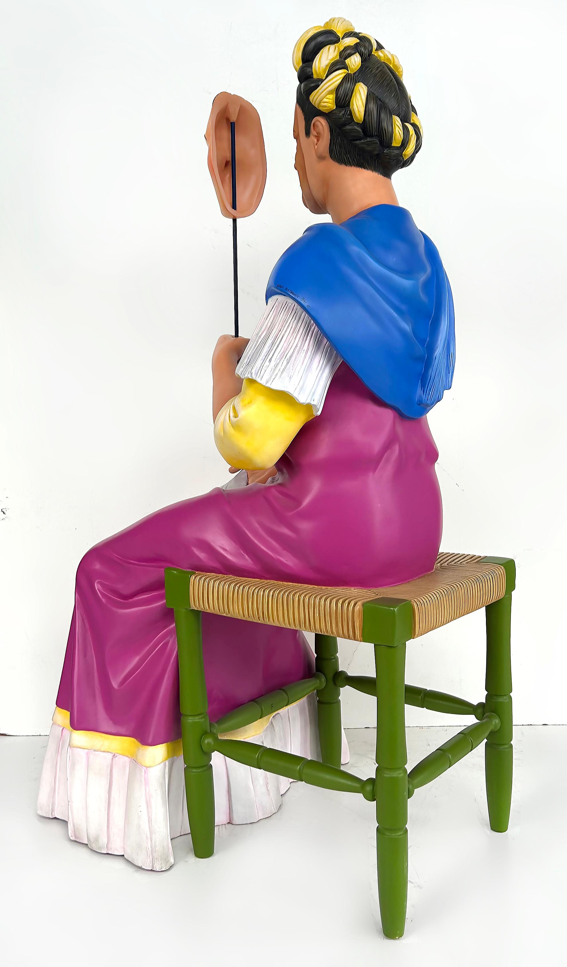 Homenaje a Frida Kahlo Escultura Sergio Bustamante, Cerámica 15/25 en Bueno estado para la venta en Miami, FL