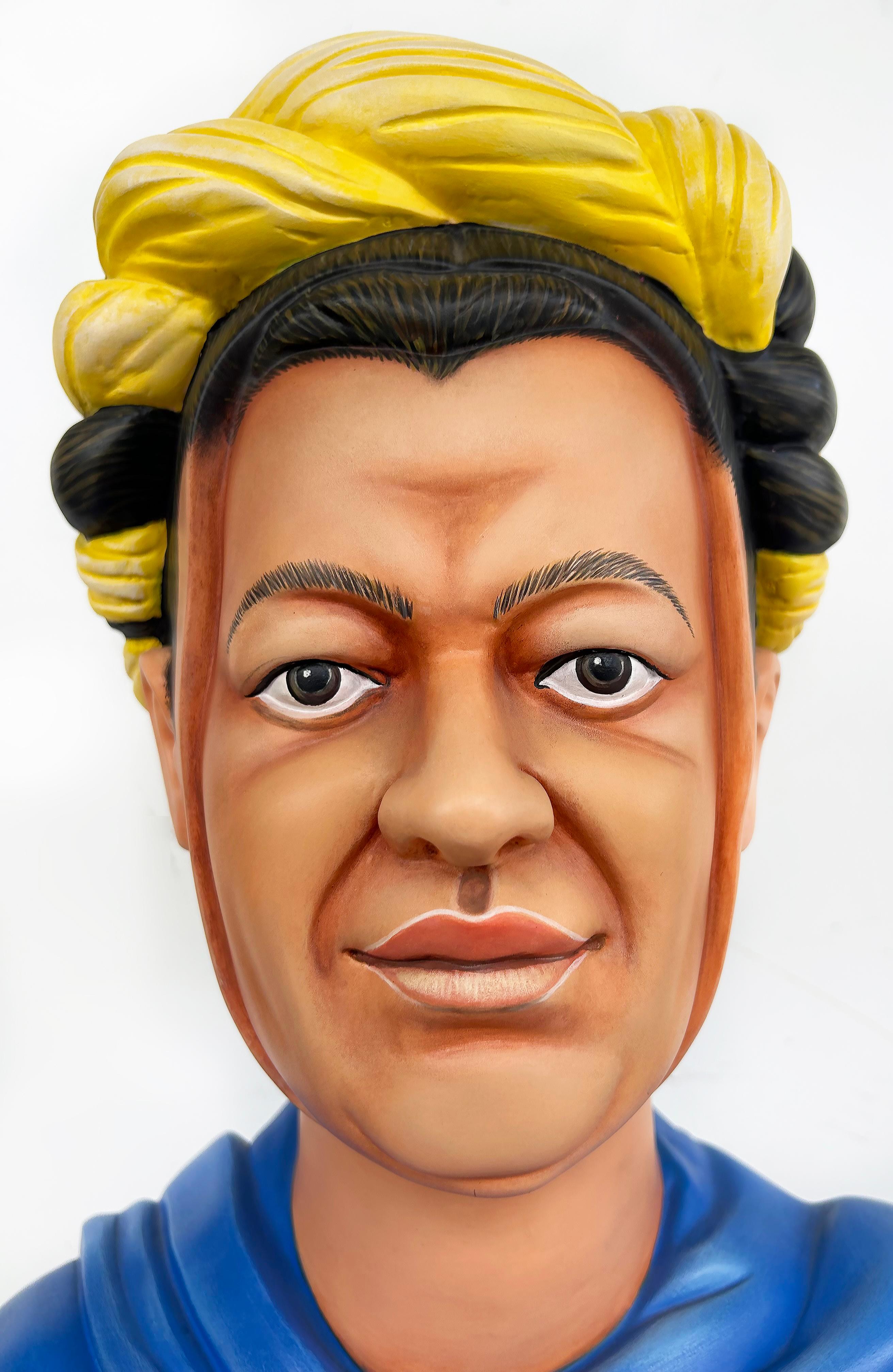Homenaje a Frida Kahlo Escultura Sergio Bustamante, Cerámica 15/25 en venta 1