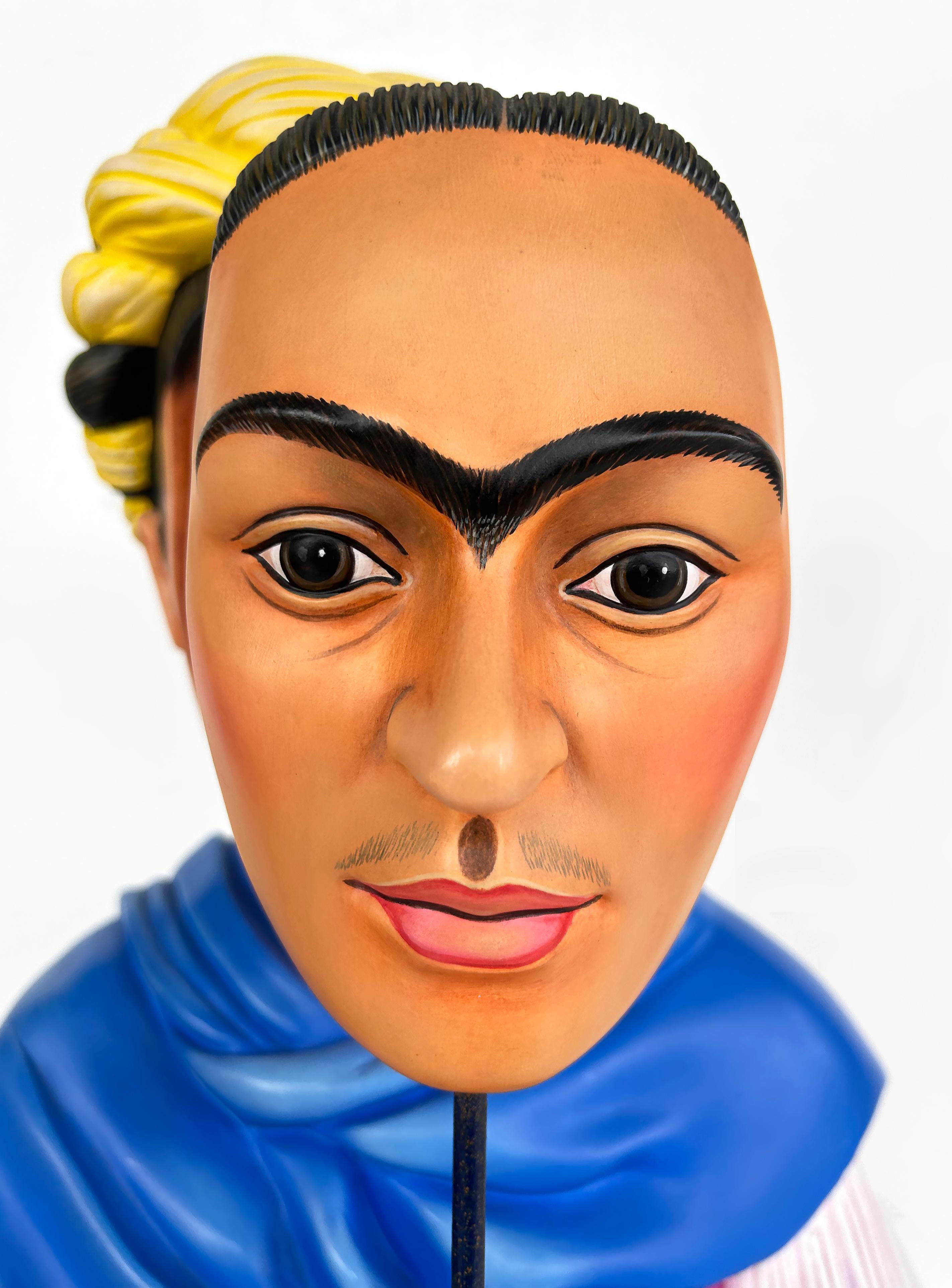 Homenaje a Frida Kahlo Escultura Sergio Bustamante, Cerámica 15/25 en venta 2
