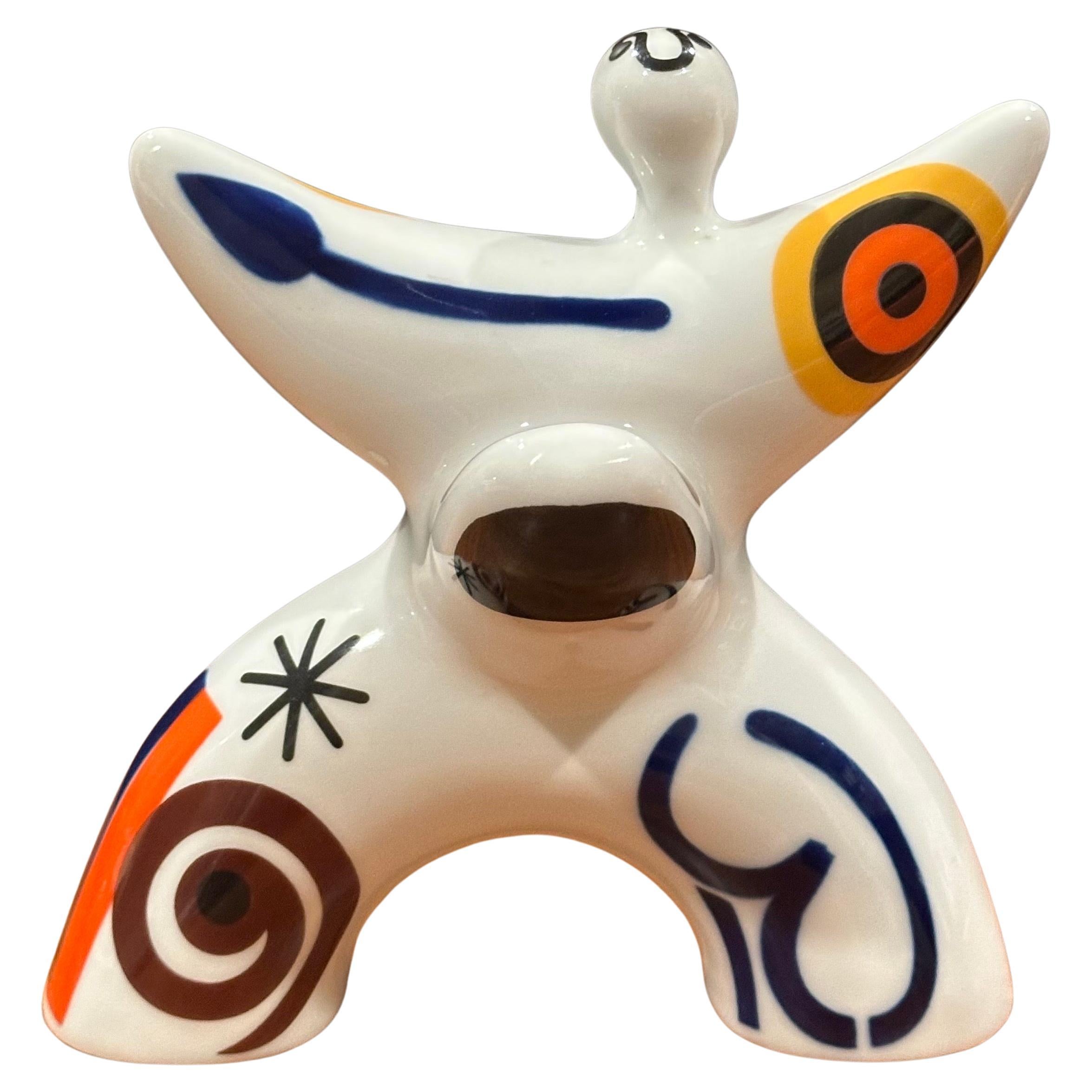 "Homenaje A Miro" Tribute to Joan Miro Porcelain Sculpture by Sargadelos For Sale