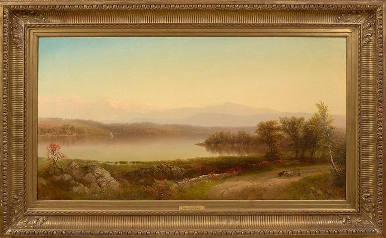 On the Hudson - Painting by Homer Dodge Martin