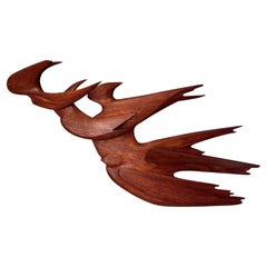 Homer Gunn Wood Carved Flying Birds