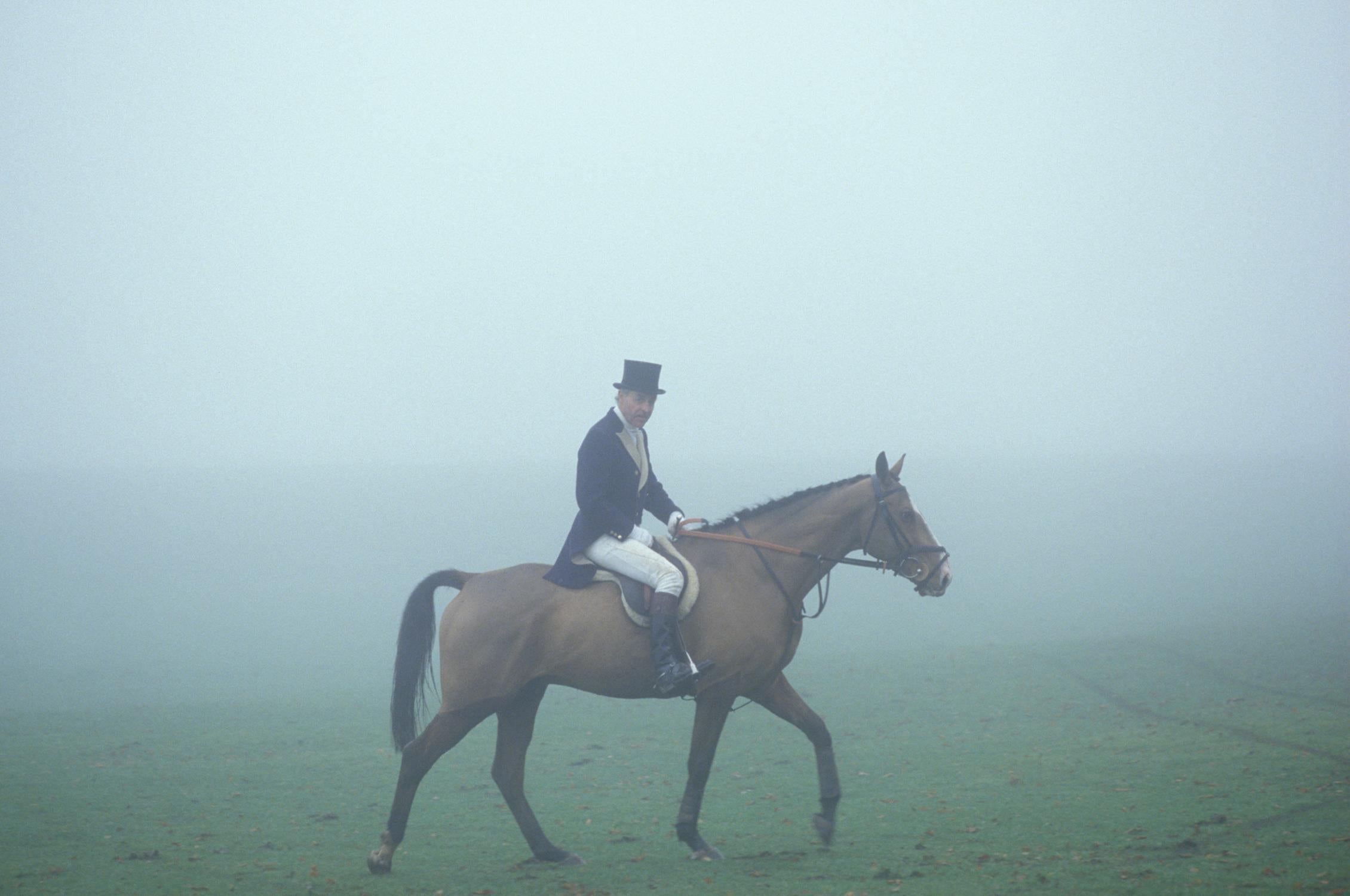 Homer Sykes  Figurative Photograph – Herzog von Beaufort Hunt Gloucestershire  bergroer signierter Druck in limitierter Auflage