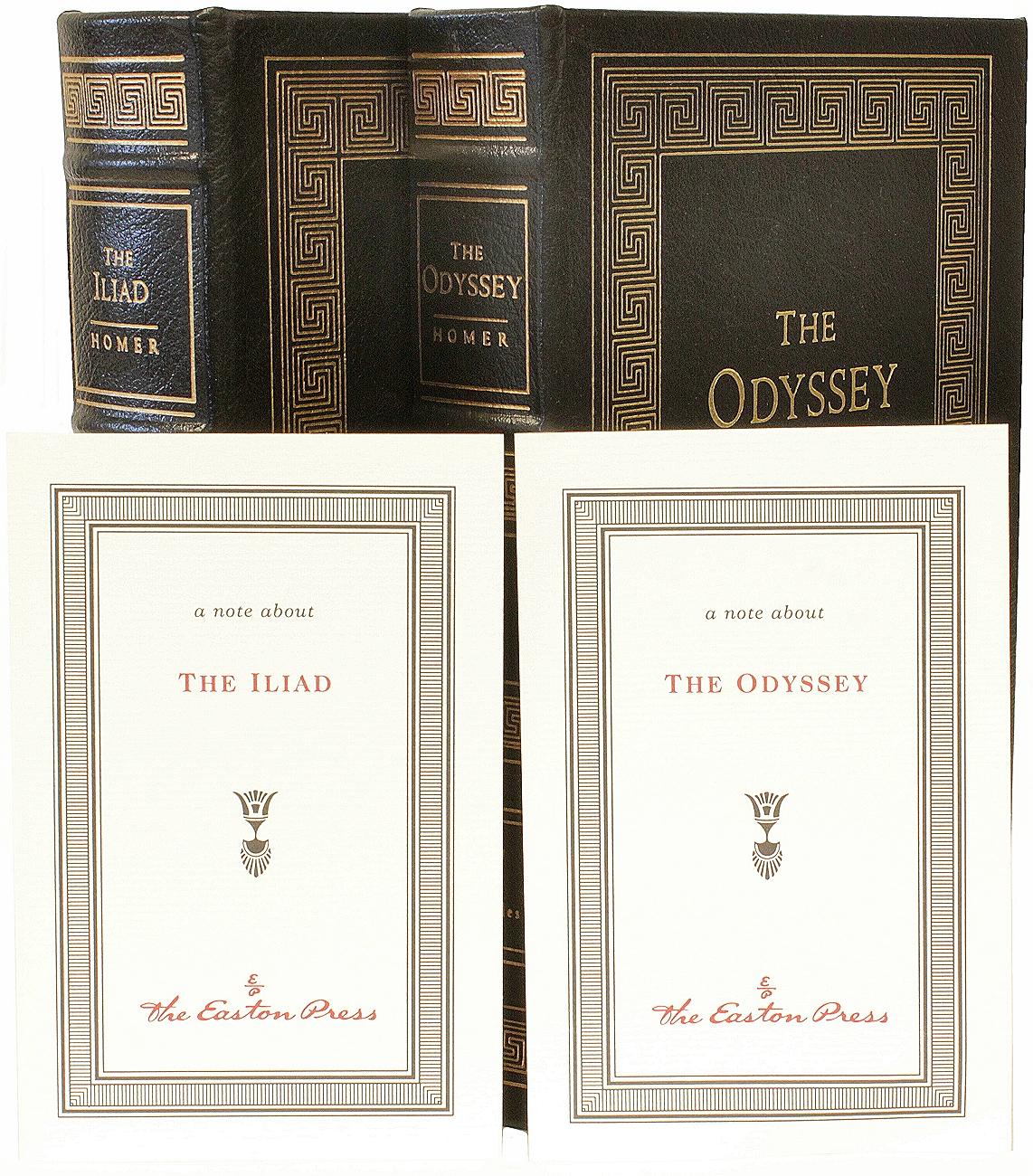 Contemporary Homer, the Iliad and the Odyssey, 2 Volumes, Easton Press, 2004