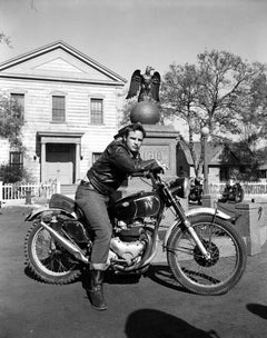 Vintage Marlon Brando on Bike: "The Wild One" Fine Art Print
