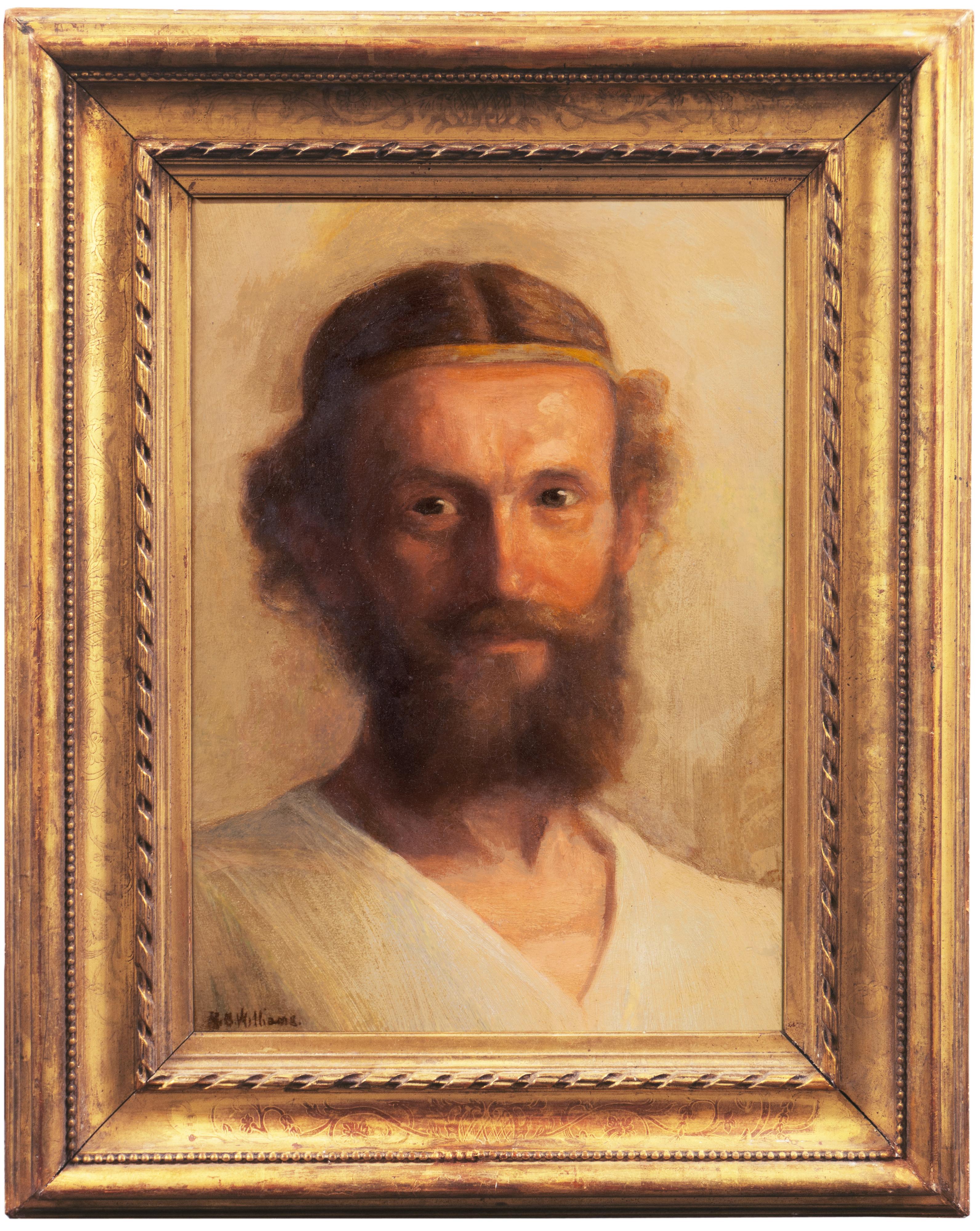 'Prophet', Chouinard Art Institute, Biblical, Old Testament, Early Christian - Painting by Homer Williams