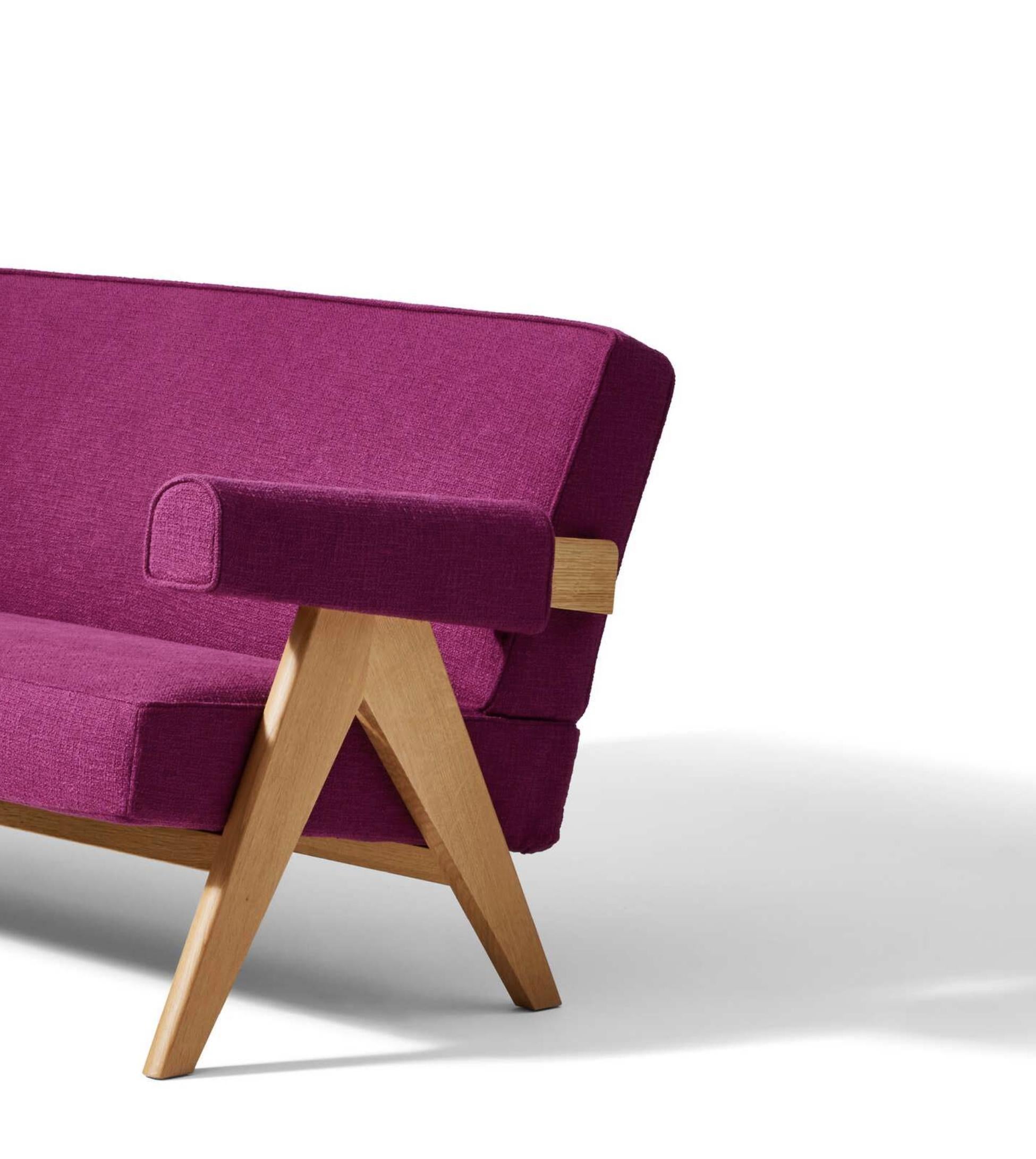 Hommage À Pierre Jeanneret Capitol Complex Sofa für Cassina im Angebot 3