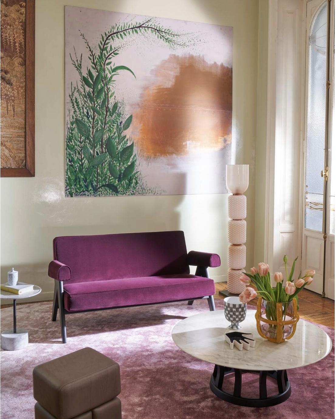 Hommage À Pierre Jeanneret Capitol Complex Sofa für Cassina im Angebot 4