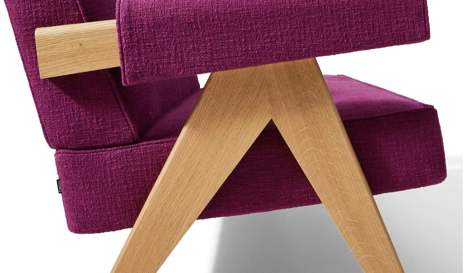 Hommage À Pierre Jeanneret Capitol Complex Sofa für Cassina (21. Jahrhundert und zeitgenössisch) im Angebot