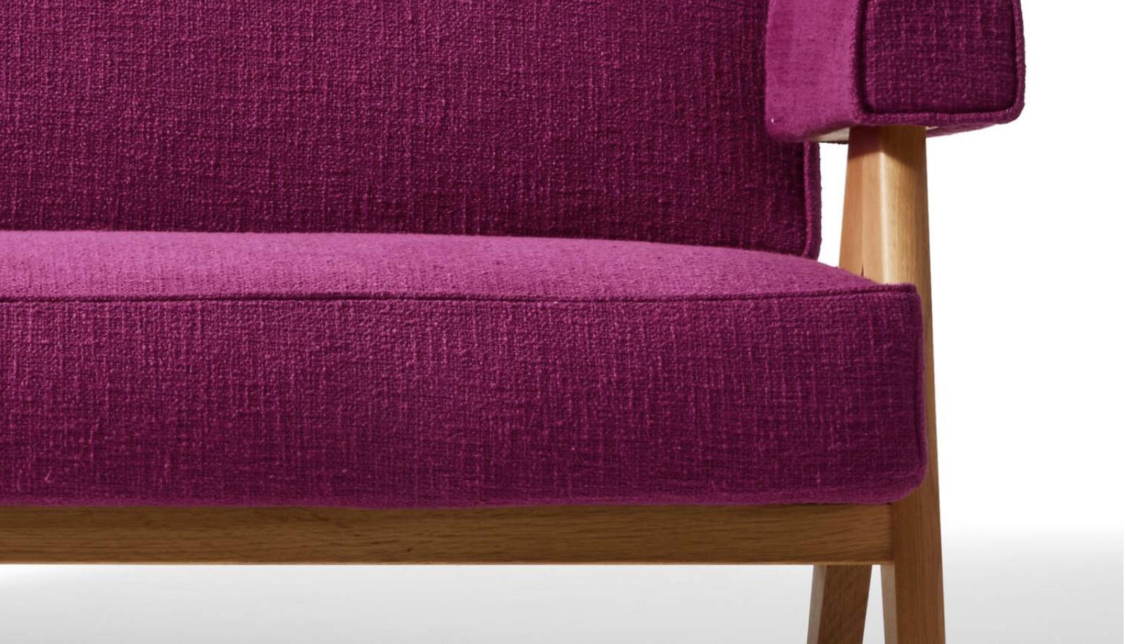 Hommage À Pierre Jeanneret Capitol Complex Sofa für Cassina (Eichenholz) im Angebot
