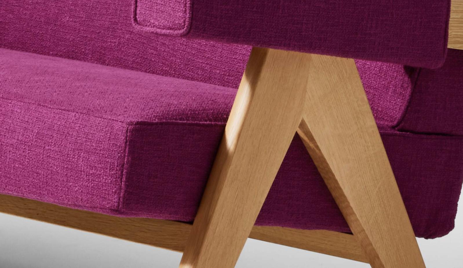 Hommage À Pierre Jeanneret Capitol Complex Sofa für Cassina im Angebot 1