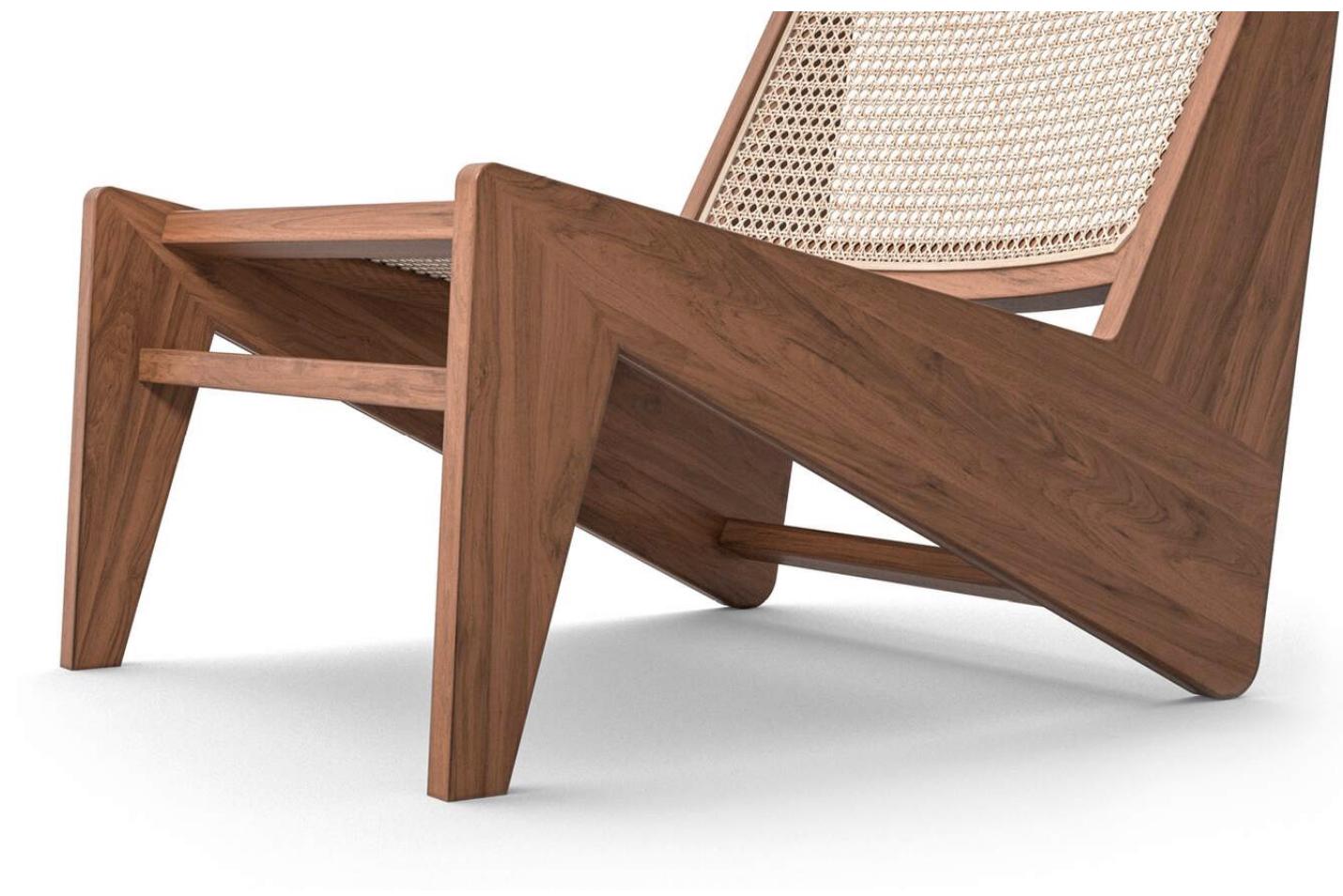 Hommage À Pierre Jeanneret Känguru-Sessel für Cassina im Angebot 1