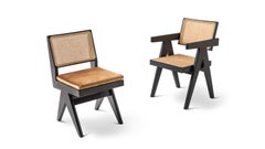 Hommage À Pierre Jeanneret Set of Two Capitol Complex Chair For Cassina