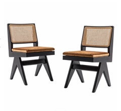 Hommage À Pierre Jeanneret Set of Two Capitol Complex Chair For Cassina