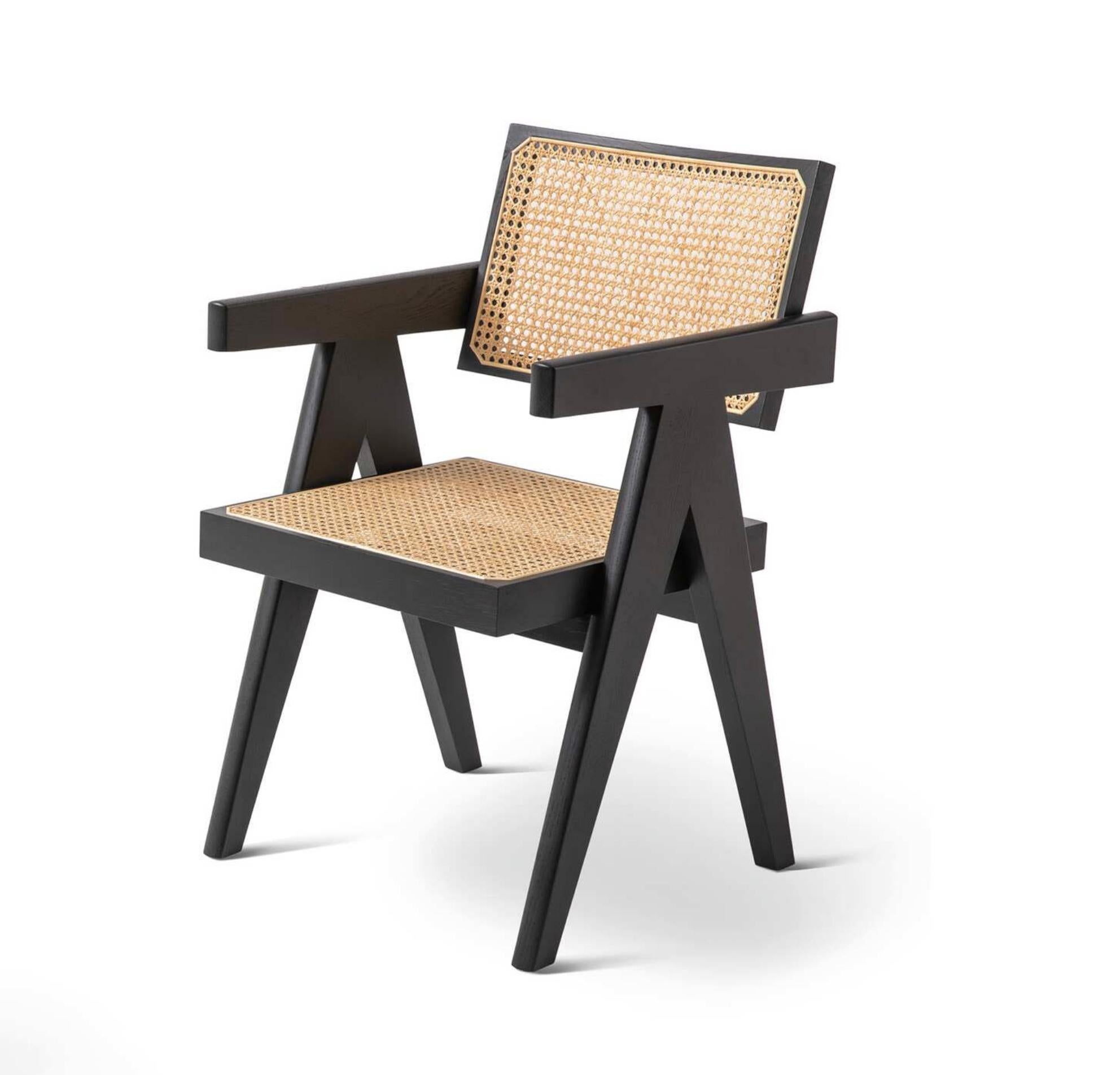 italien Hommage À Pierre Jeanneret Set of Two Capitol Complex Chair For Cassina en vente