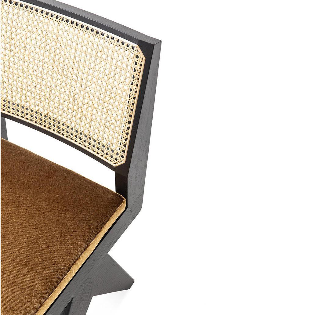 Canne Hommage À Pierre Jeanneret Set of Two Capitol Complex Chair For Cassina en vente