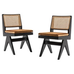 Hommage À Pierre Jeanneret Set of Two Capitol Complex Chair For Cassina