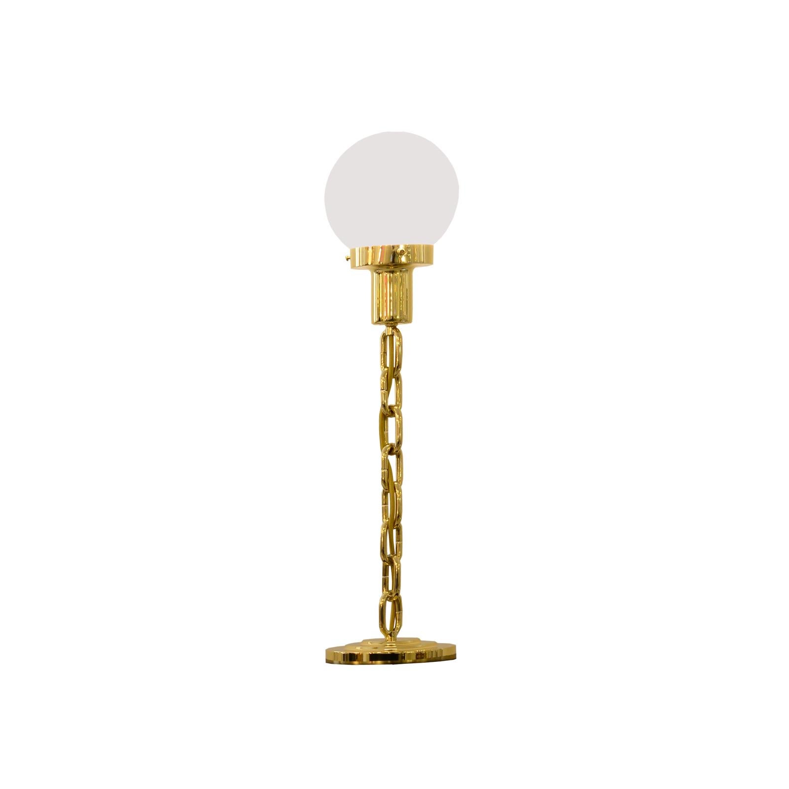 Austrian Hommage to Franz West, Woka Brass Table Lamp 