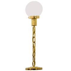 Hommage to Franz West, Woka Brass Table Lamp "Go West", Re-Edition