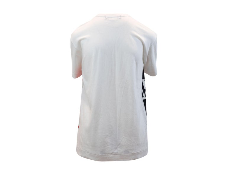 Homme Deux Comme Des Garcons White and Multicolor Pixel Print T-Shirt For  Sale at 1stDibs