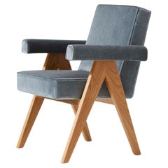 Hommege À Pierre Jeanneret Committee Stuhl mit Armlehnen für Cassina