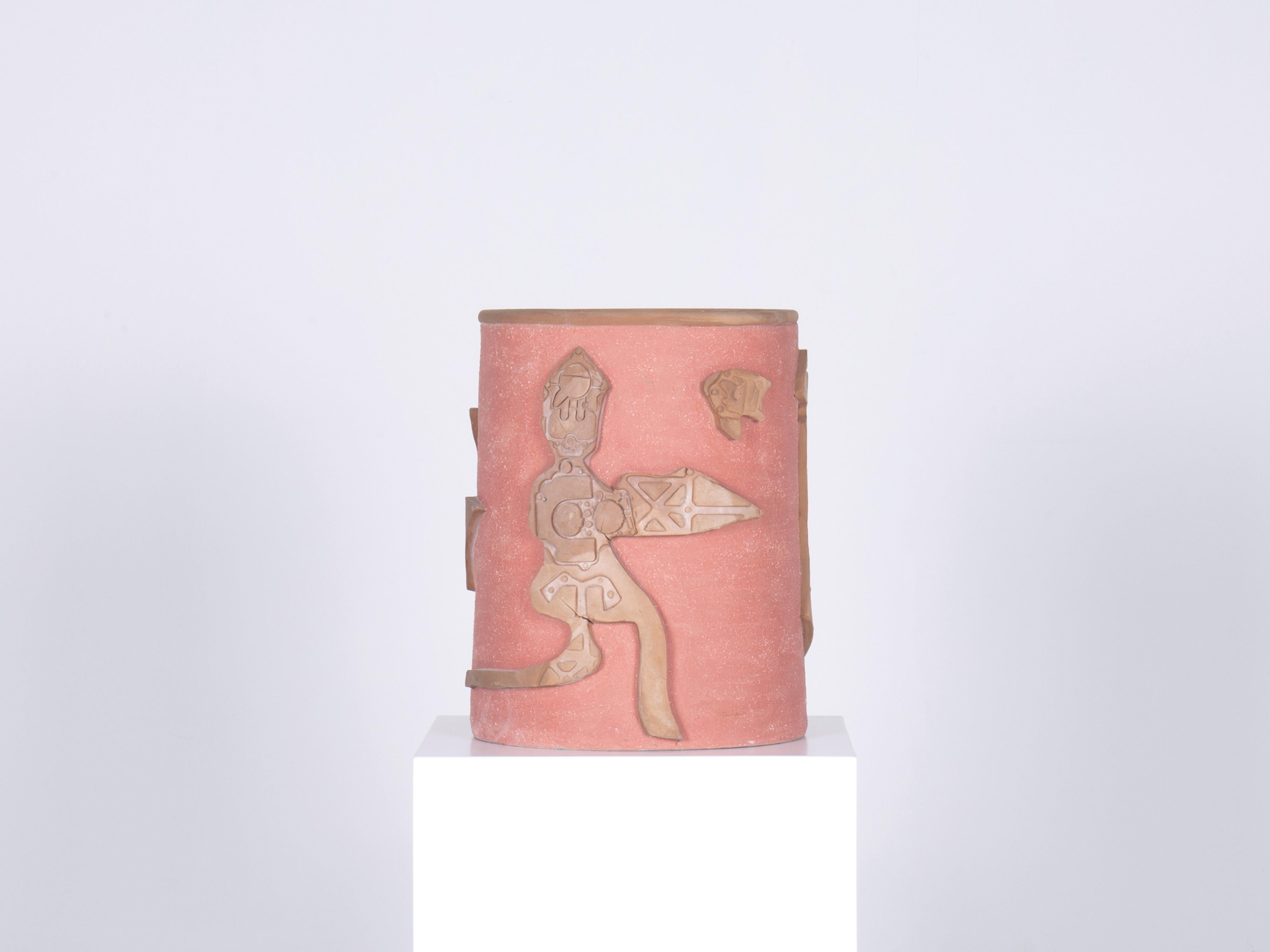 Vaso in ceramica Homosmusa di Roberto Matta in vendita 2