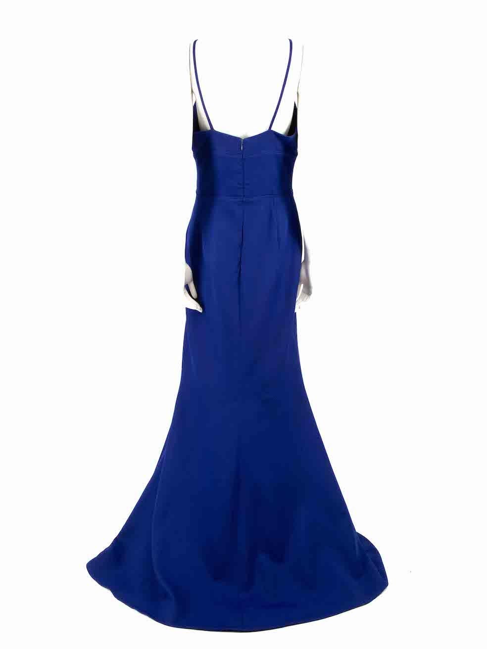 Women's Honayda Blue Tassel Detail Maxi Gown Size XL For Sale