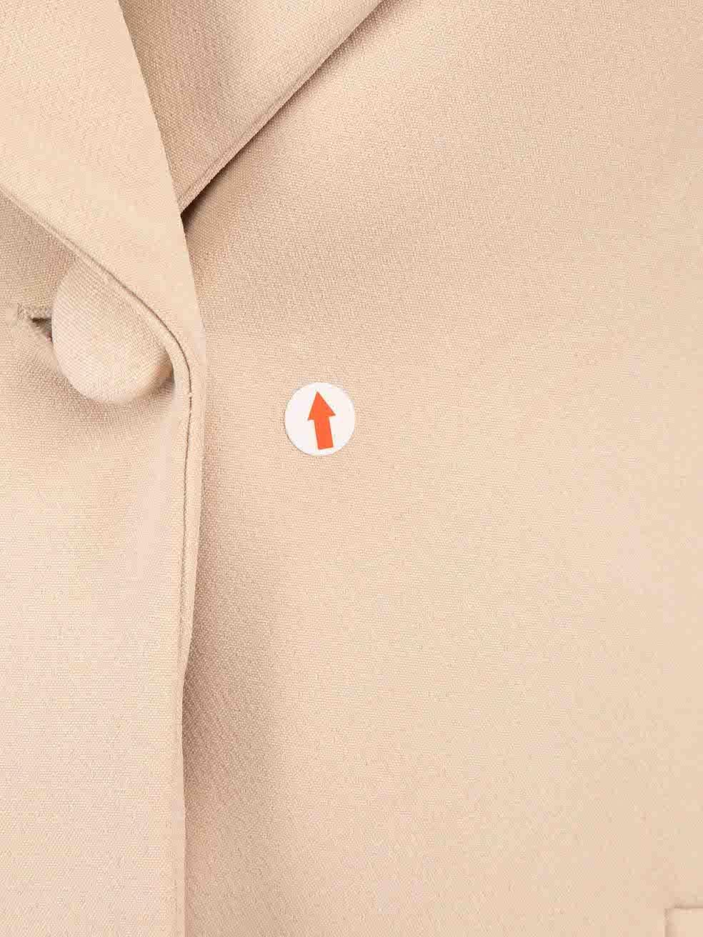 Honayda Pink Drape Detail Blazer Size XL For Sale 4