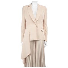 Honayda Pink Drape Detail Blazer Size XL