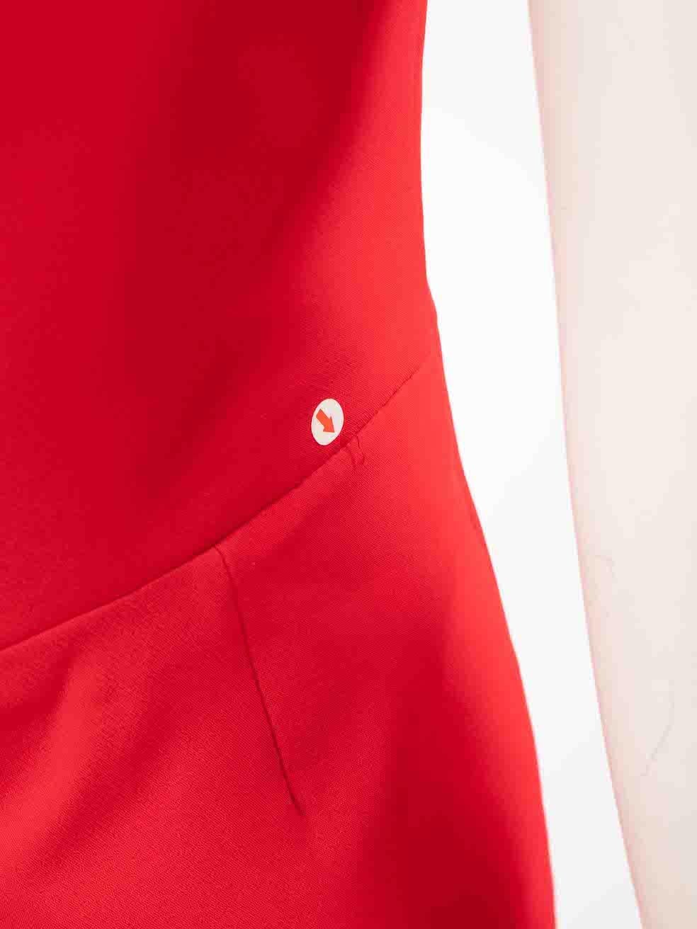 Honayda Rotes trägerloses Minikleid mit Quaste Größe L im Angebot 1
