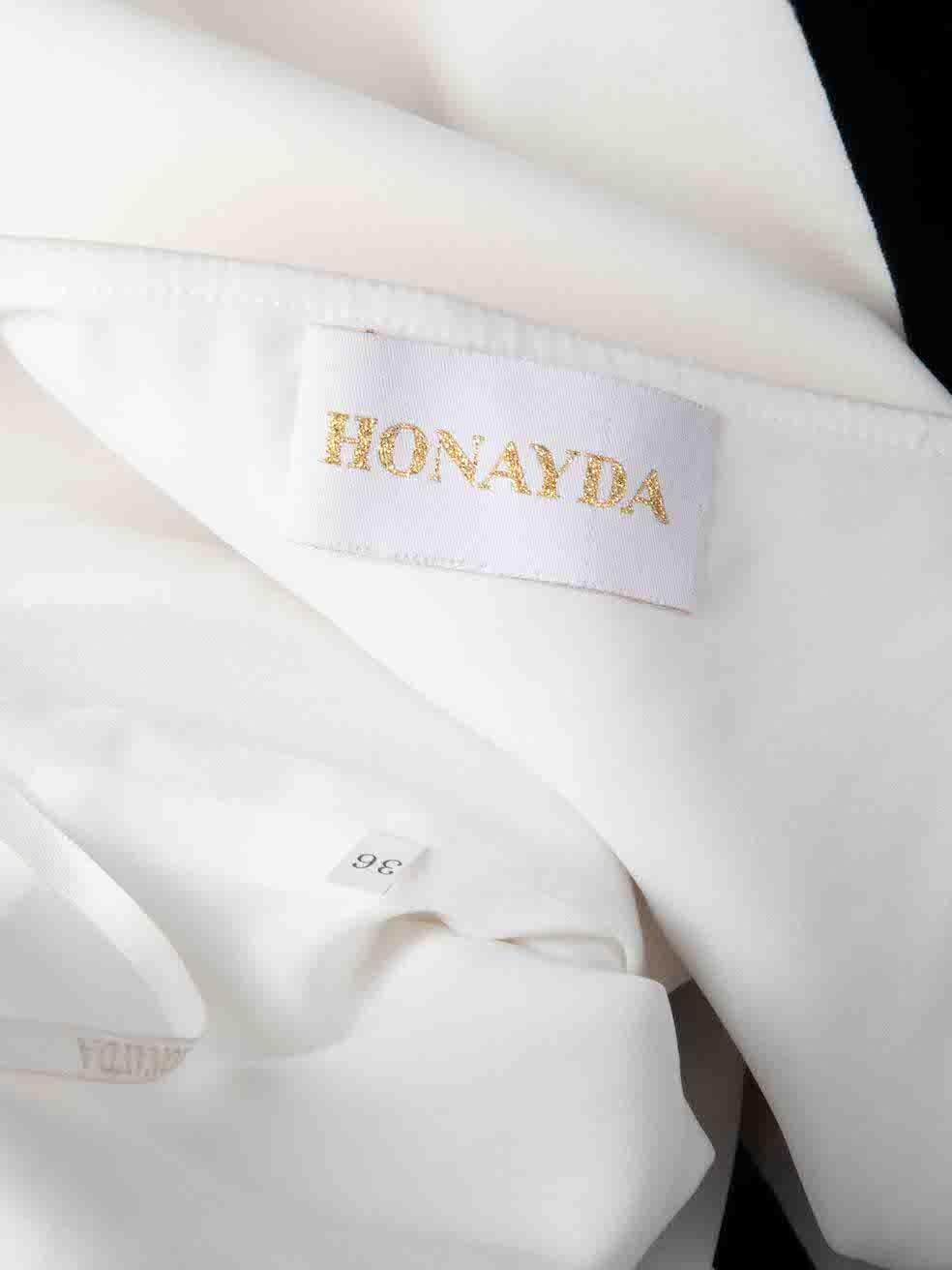 Honayda White Strapless Midi Dress Size S 4