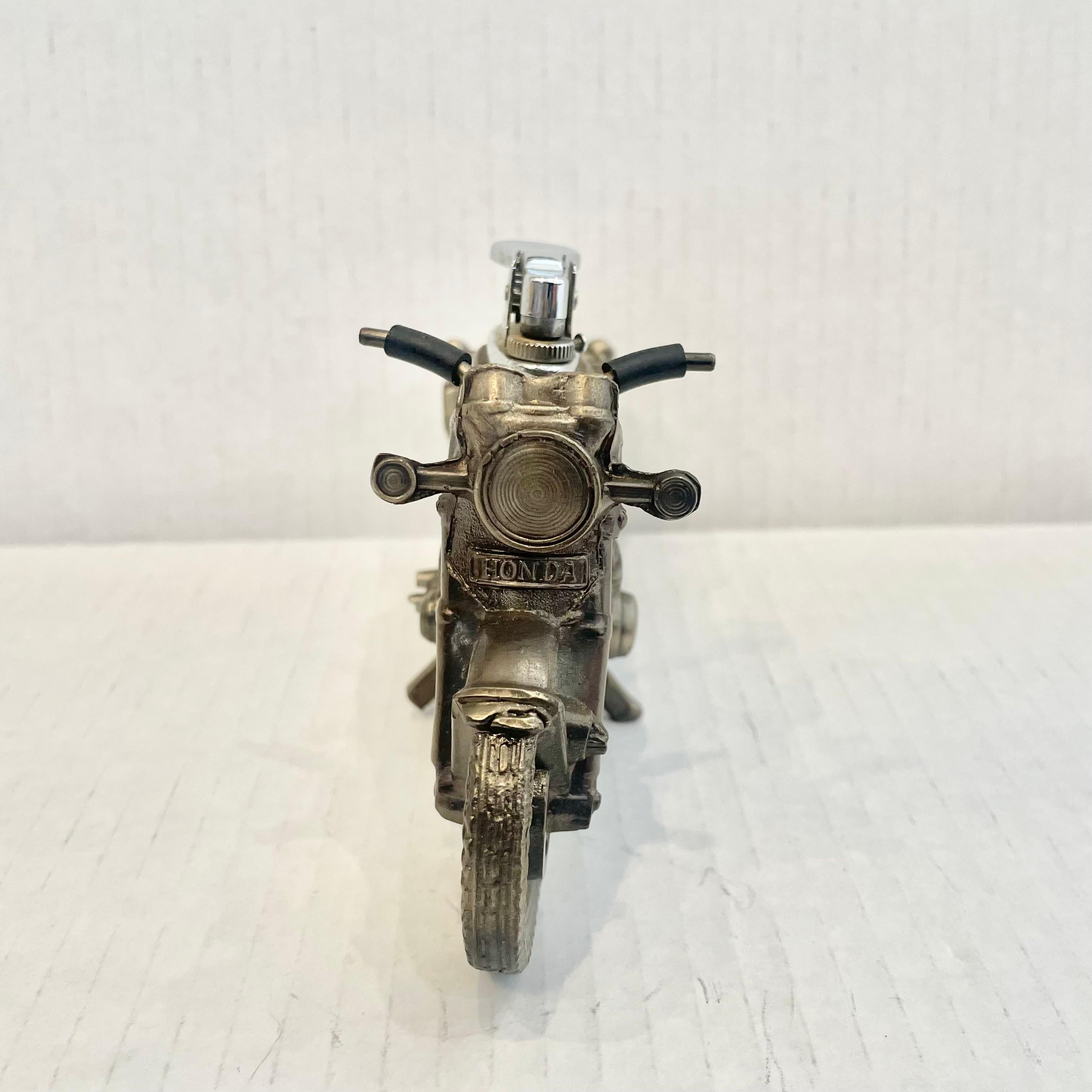 Honda Cafe Racer Motorcycle Lighter, 1980s Japan In Good Condition For Sale In Los Angeles, CA