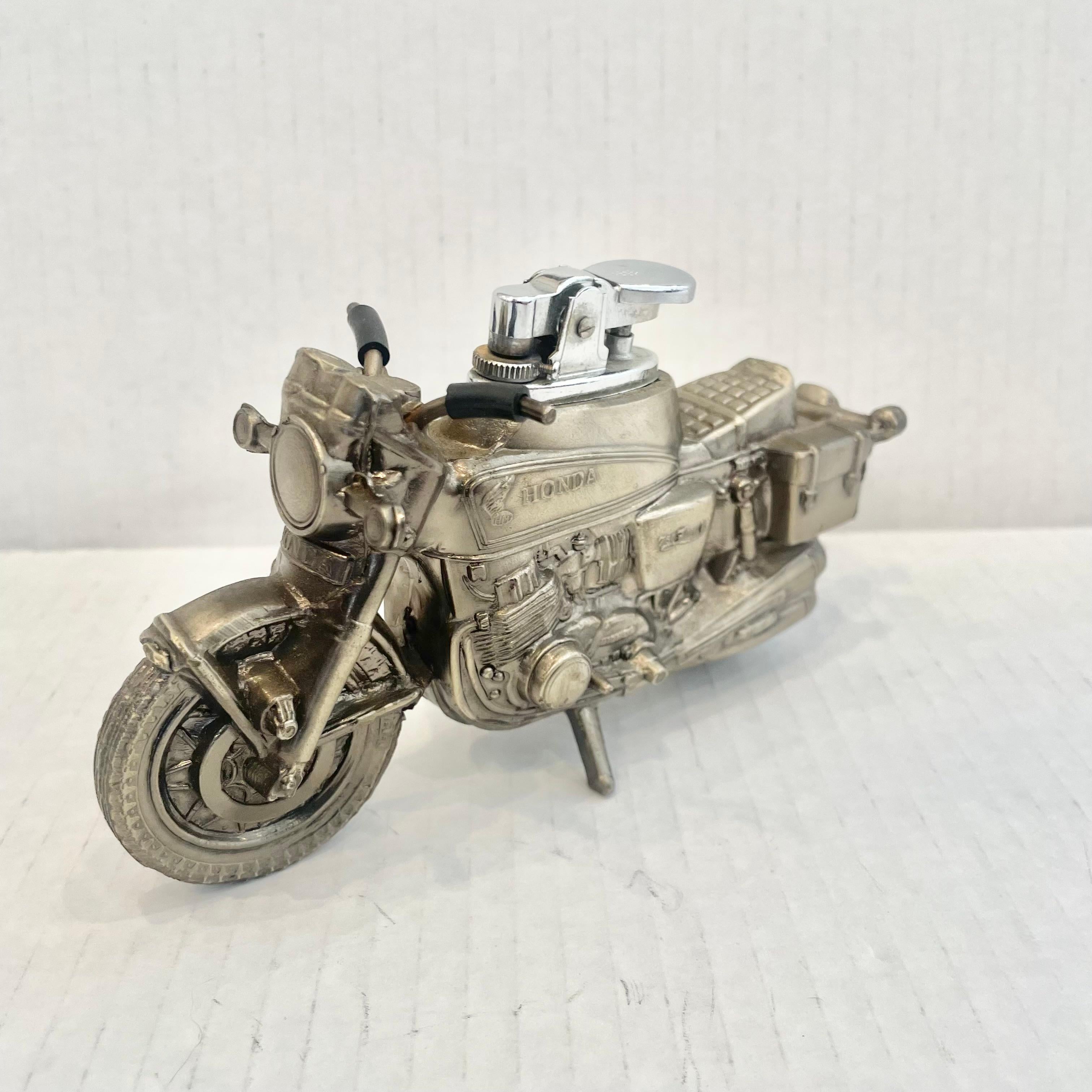 Honda Cafe Racer Motorcycle Lighter, 1980s Japan In Good Condition For Sale In Los Angeles, CA
