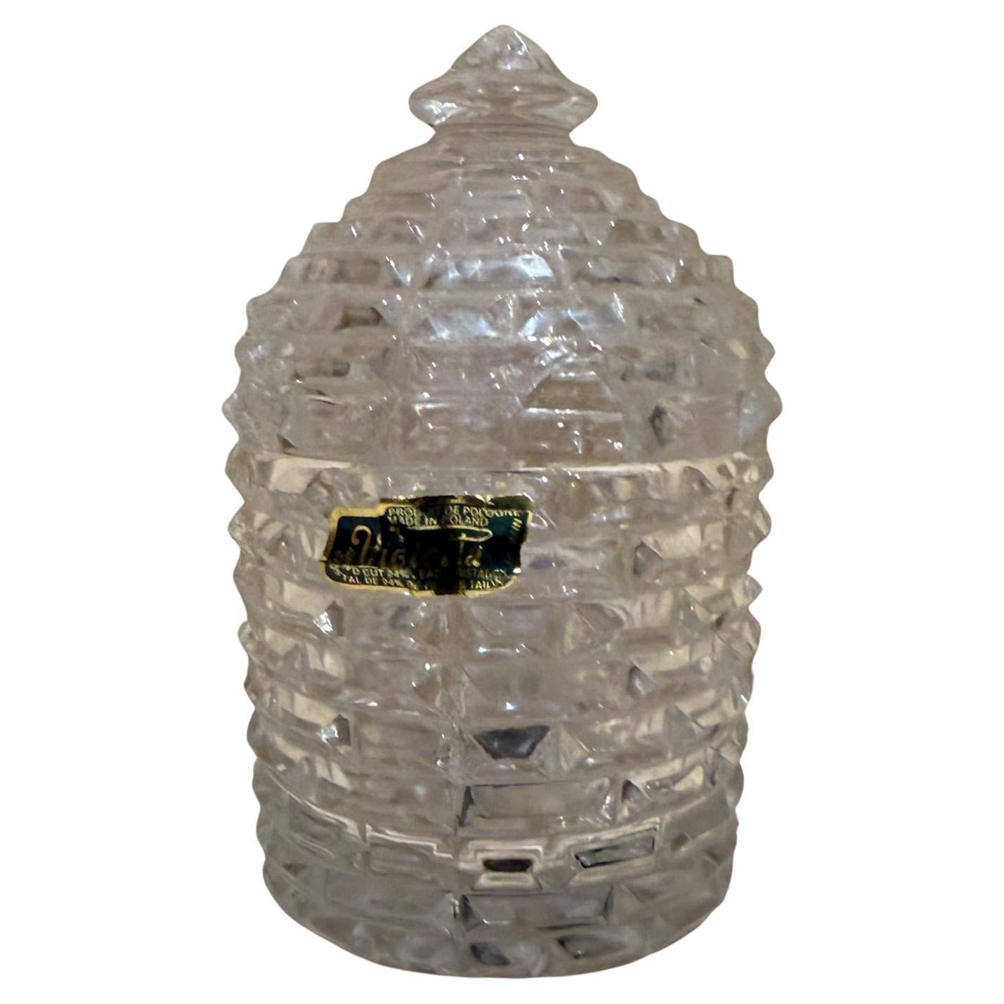Ruche à miel en cristal Violetta Made in Poland en vente