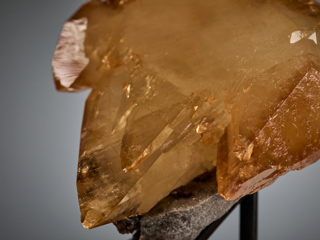 Honey Calcite with Sphalerite im Angebot 7