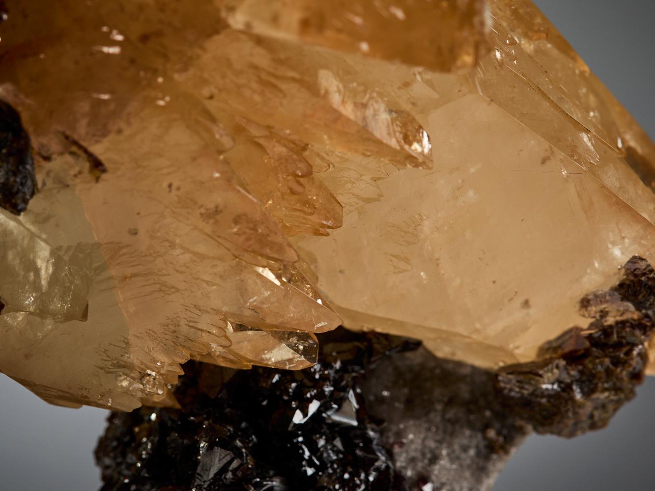 Honey Calcite with Sphalerite im Angebot 13