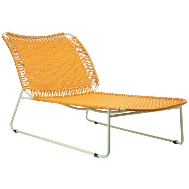 Rattan Sleigh Form Daybed by Ficks Reed at 1stDibs
