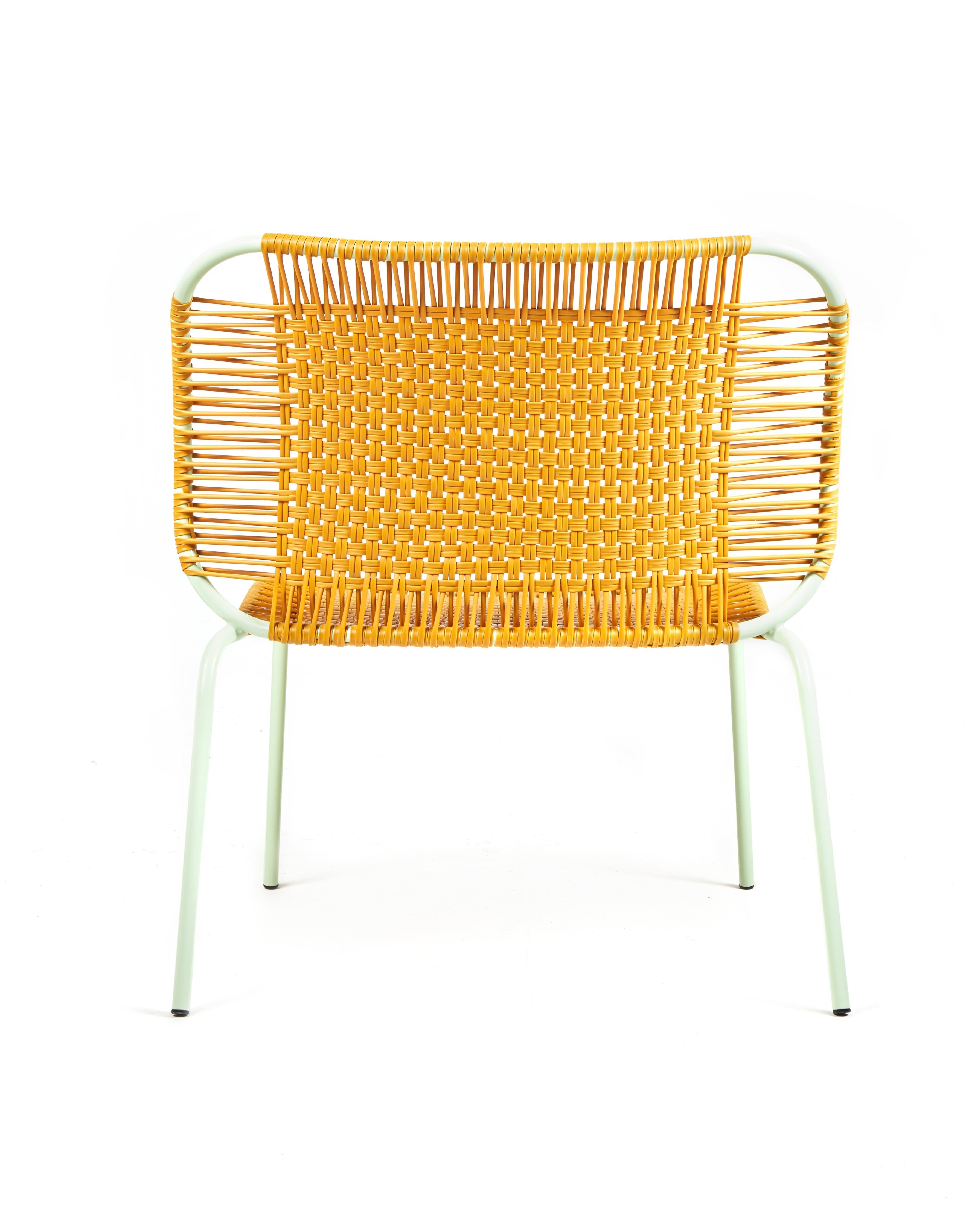 Contemporary Honey Cielo Lounge Low Chair by Sebastian Herkner For Sale