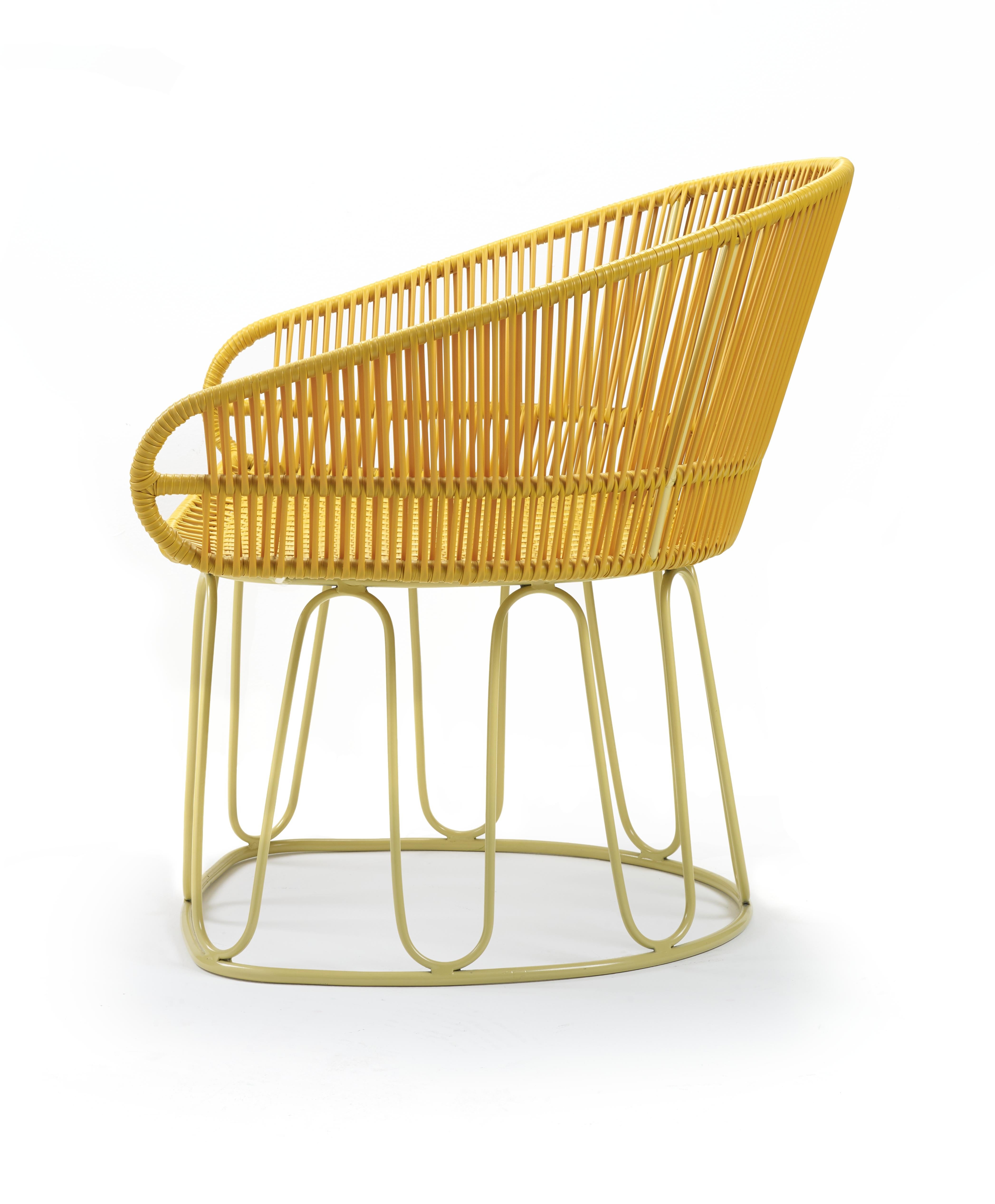 German Honey Circo Lounge Chair by Sebastian Herkner For Sale