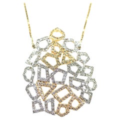 Honey Comb Diamond Necklace