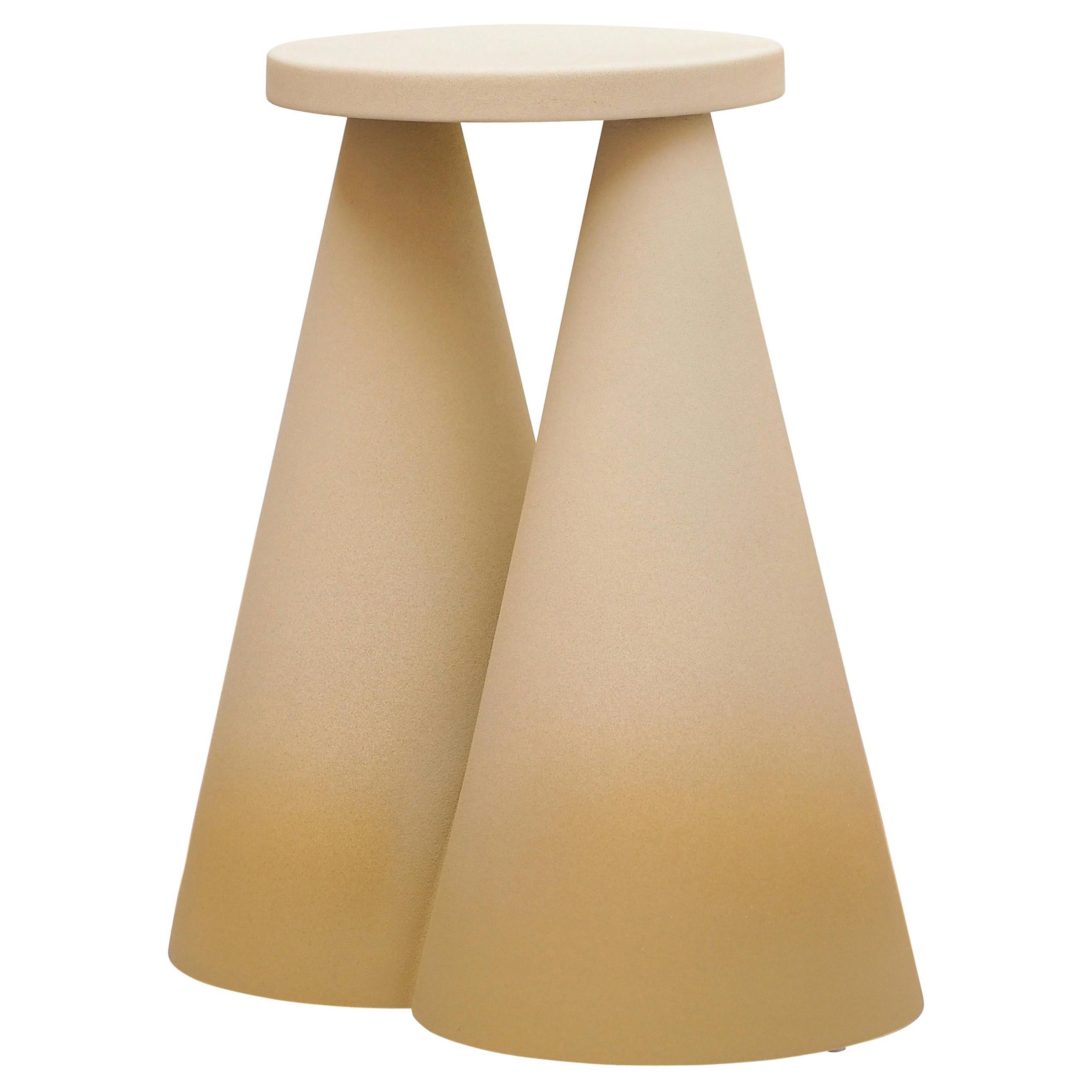 Honey Isola Side Table by Cara Davide For Sale