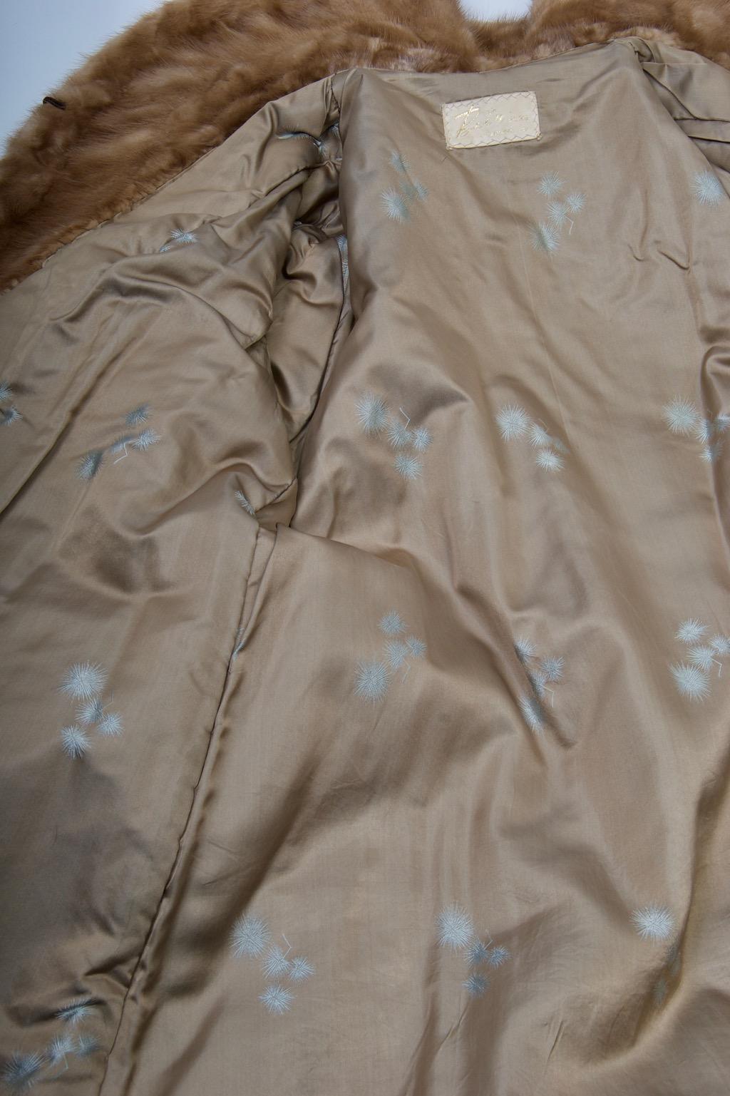 Honey Mink Coat, c.1960s 5