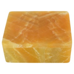 Caja Ónix Miel 4" Rectangular