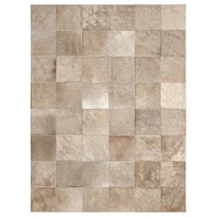 Honey Patchwork Cowhide Rug
