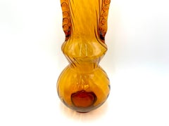 Honey Vase, J. Słuczan-Orkusz, Glassworks "Tarnowiec", Poland, 1970s