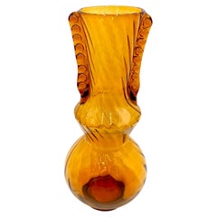 Honey Vase, J. Słuczan-Orkusz, Glassworks "Tarnowiec", Poland, 1970s